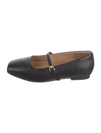 Pre-owned Frankie4 Leather Mary Jane Flats In Blue