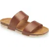 Frankie4 Maria Iii Slide Sandal In Cognac