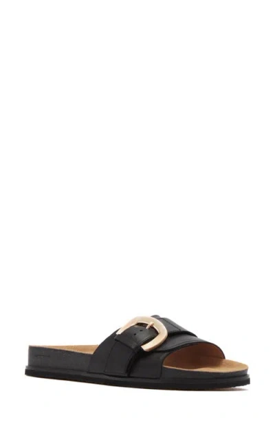 Frankie4 Monterey Platform Slide Sandal In Black