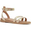 Frankie4 Patterson Ankle Strap Sandal In Gold