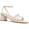 Frankie4 Ramsay Block Heel Sandal In White