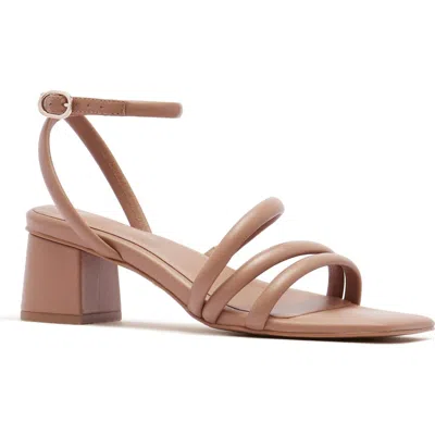 Frankie4 Ramsay Block Heel Sandal In Brown
