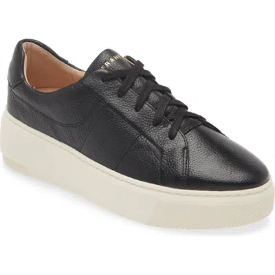 Frankie4 Riley Platform Sneaker In Black Tumbled