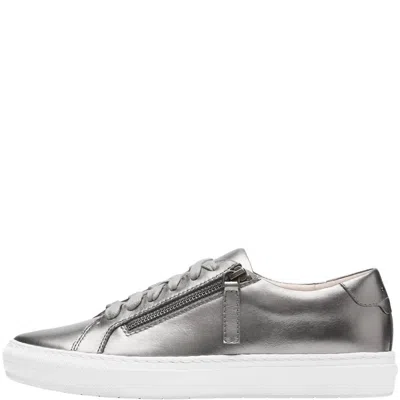 Frankie4 Women's Billie Zip Sneakers In Grey In Multi