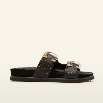 Frankie4 Women's Deon Slides In Black Stud