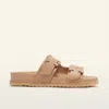 Frankie4 Deon Buckle Sandal In Brown