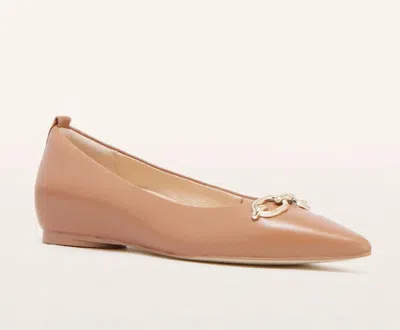 Frankie4 Women's London Leather Ballet Flats In Tan In Brown