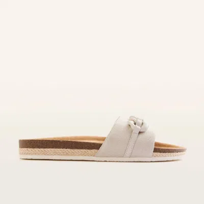 Frankie4 Women's Quinn Ii Sandal In Linen In Neutral