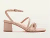 Frankie4 Ramsay Block Heel Sandal In Brown