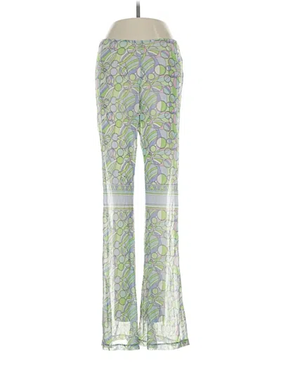 Pre-owned Frankies Bikinis Active Pants In Green