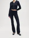Frankies Bikinis Aimee Cloud Knit Pant In Black In Blue