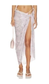 Frankies Bikinis Alessia Sarong In Pattern