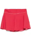 Frankies Bikinis Angeline Mini Skirt In Red