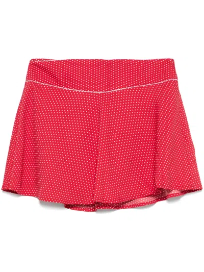 Frankies Bikinis Angeline Mini Skirt In Multicolor