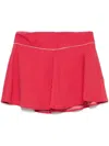 Frankies Bikinis Angeline Mini Skirt In Red