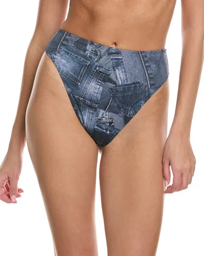 Frankies Bikinis Anne Bikini Bottom In Blue