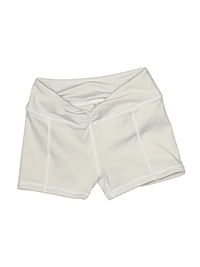 Pre-owned Frankies Bikinis Athletic Shorts In White