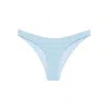 Frankies Bikinis Dove Thermal Bikini Bottom In Blue