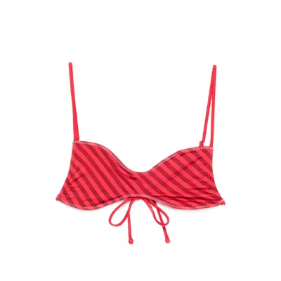 Frankies Bikinis Beachwear In Red