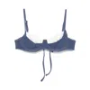 Frankies Bikinis X Bella Hadid Jolene Underwire Bikini Top In Blue