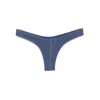 Frankies Bikinis X Bella Hadid Bikini Bottom In Summer Denim In Blue