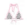 Frankies Bikinis Taite Terry Bikini Top In Multicolor