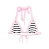 Frankies Bikinis Taite Terry Bikini Top In Multicolor