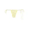 Frankies Bikinis Nylon Beachwear In Yellow/blue