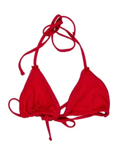 Pre-owned Frankies Bikinis Bikini In Red