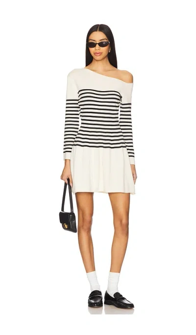 Frankies Bikinis Boardwalk Knit Mini Dress In 象牙白