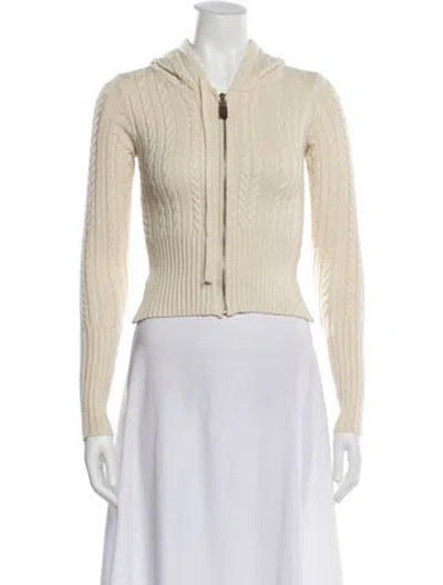 Pre-owned Frankies Bikinis Bolero In Neutral