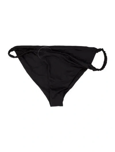 Pre-owned Frankies Bikinis Bottoms In Black