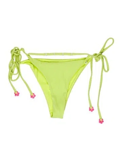 Pre-owned Frankies Bikinis Bottoms In Green