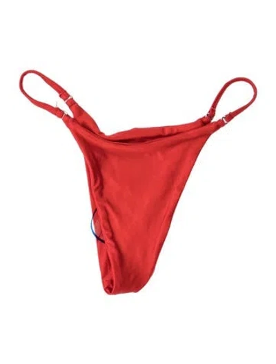 Pre-owned Frankies Bikinis Bottoms In Orange