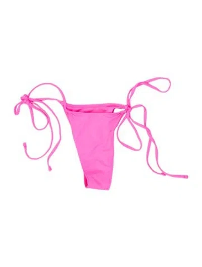 Pre-owned Frankies Bikinis Bottoms In Pink