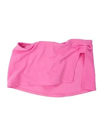 Pre-owned Frankies Bikinis Bottoms In Pink