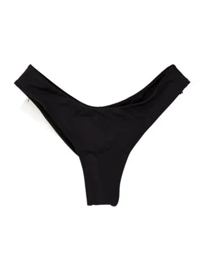 Pre-owned Frankies Bikinis Bottoms W/ Tags In Black