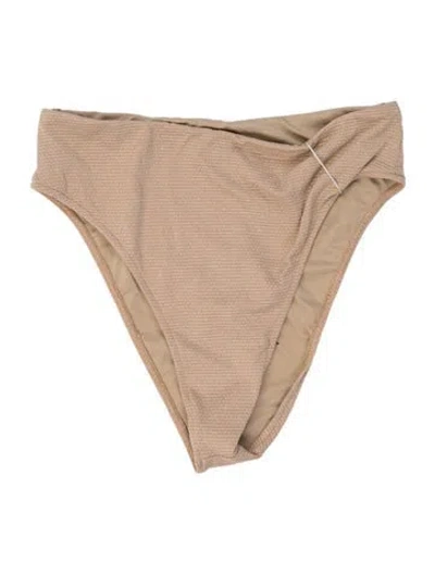 Pre-owned Frankies Bikinis Bottoms W/ Tags In Neutrals