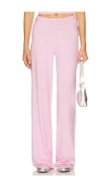 Frankies Bikinis Breeze Knit Pant In Pink