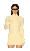 Frankies Bikinis Carter Cable Knit Sweater In Vanilla Sugar