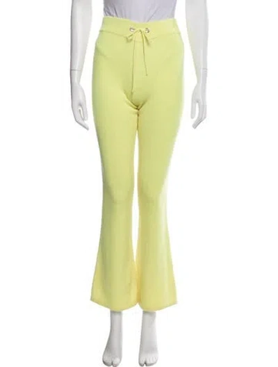 Pre-owned Frankies Bikinis Cashmere Sweatpants In Yellow