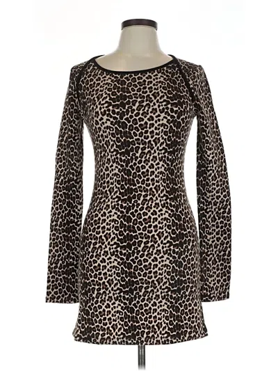 Pre-owned Frankies Bikinis Casual Dress In Brown