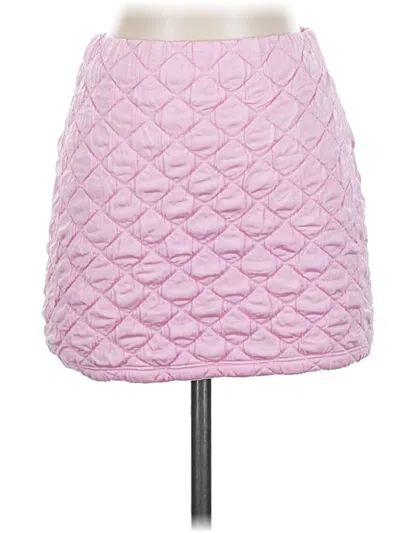 Pre-owned Frankies Bikinis Casual Skirt In Pink