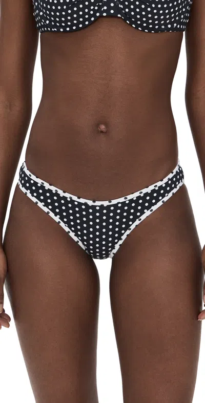 Frankies Bikinis Catalina Bikini Bottoms Classic Polka Dot Print