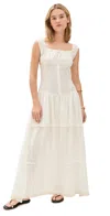 Frankies Bikinis Christabelle Gauze Dress Sunrose In Sunrose