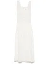 Frankies Bikinis Christabelle Gauze Dress Sunrose In Weiss