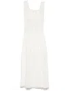 Frankies Bikinis Christabelle Gauze Dress Sunrose In White