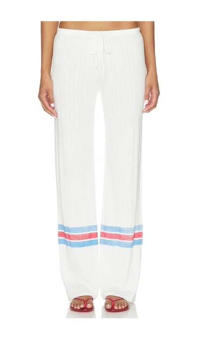 Frankies Bikinis Class Act Pointelle Pant In Bookclub