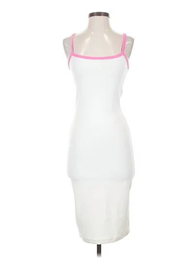 Pre-owned Frankies Bikinis Cocktail Dress In White