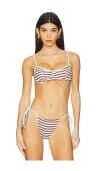 FRANKIES BIKINIS COLA BIKINI TOP